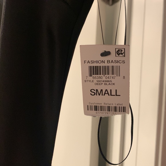 Brand new INC deep black dress size small SALE - Picture 2 of 8